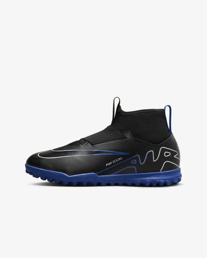 Football Kids Nike Jr Mercurial Superfly 9 Academy Blackhyper Royalchrome
