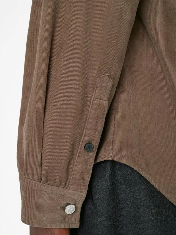 Frame Double Pocket Micro Corduroy Shirt In Mocha Mocha Men Shirts Frame Double Pocket Micro Corduroy Shirt In Mocha Mocha Men Shirts