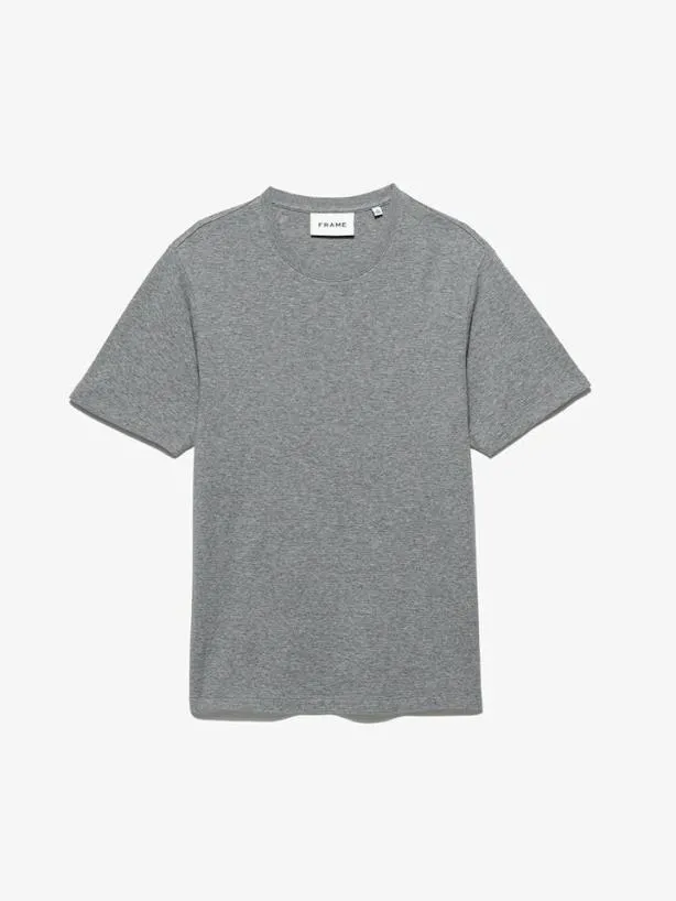 Frame Duo Fold Tee In Heather Grey Heather Grey Men Tees
