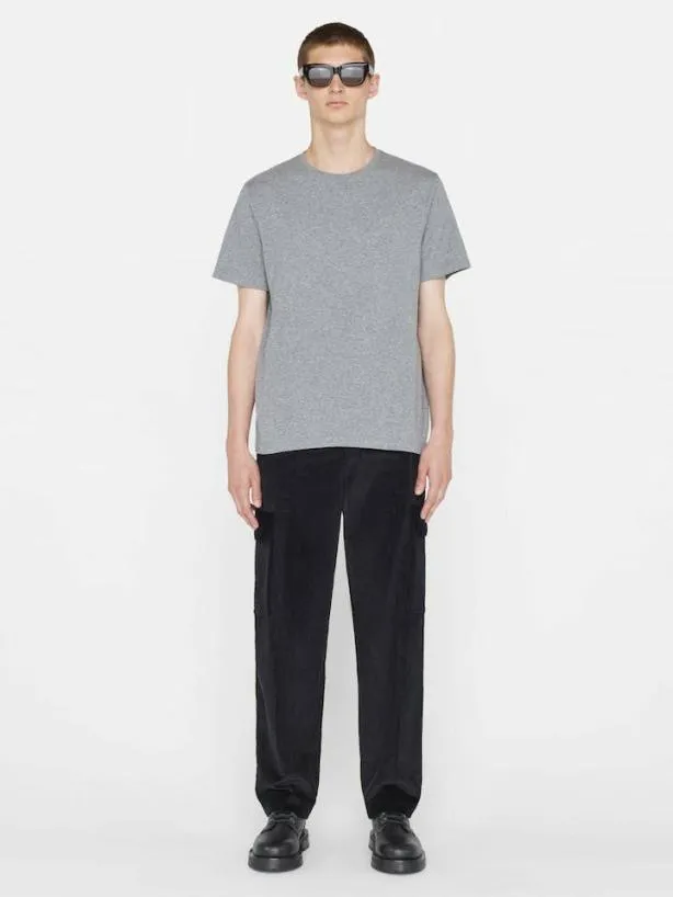 Frame Duo Fold Tee In Heather Grey Heather Grey Men Tees Frame Duo Fold Tee In Heather Grey Heather Grey Men Tees