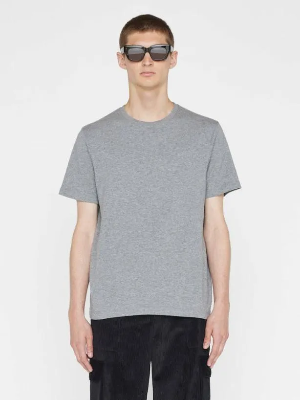 Frame Duo Fold Tee In Heather Grey Heather Grey Men Tees Frame Duo Fold Tee In Heather Grey Heather Grey Men Tees