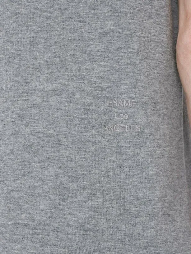 Frame Duo Fold Tee In Heather Grey Heather Grey Men Tees Frame Duo Fold Tee In Heather Grey Heather Grey Men Tees