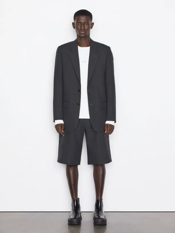 Frame Italian Wool Blazer In Shadow Grey Shadow Grey Men Jackets and Coats Frame Italian Wool Blazer In Shadow Grey Shadow Grey Men Jackets and Coats
