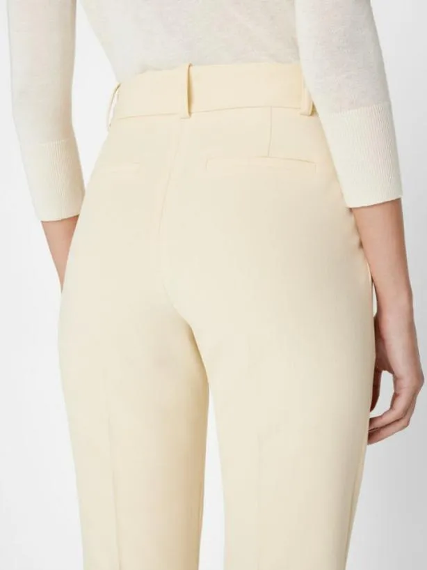 Frame Le Mini Boot Trouser In Butter Butter Women Pants Frame Le Mini Boot Trouser In Butter Butter Women Pants