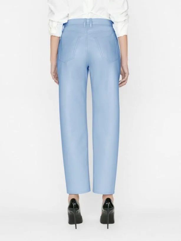 Frame Recycled Leather Le High 039N039 Tight Straight In Oxford Blue Oxford Blue Women Pants Frame Recycled Leather Le High 039N039 Tight Straight In Oxford Blue Oxford Blue Women Pants