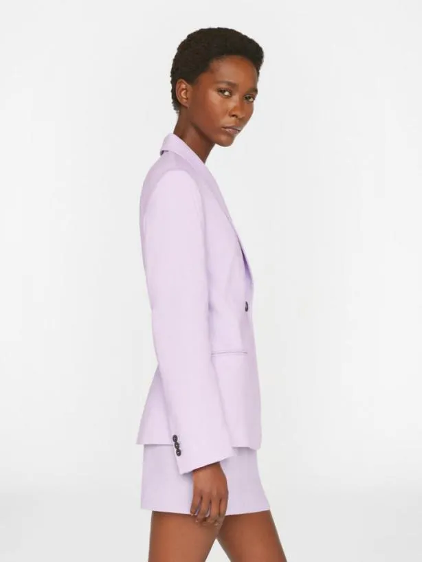 Frame The Femme Blazer In Lilac Lilac Women Jackets and Coats Frame The Femme Blazer In Lilac Lilac Women Jackets and Coats