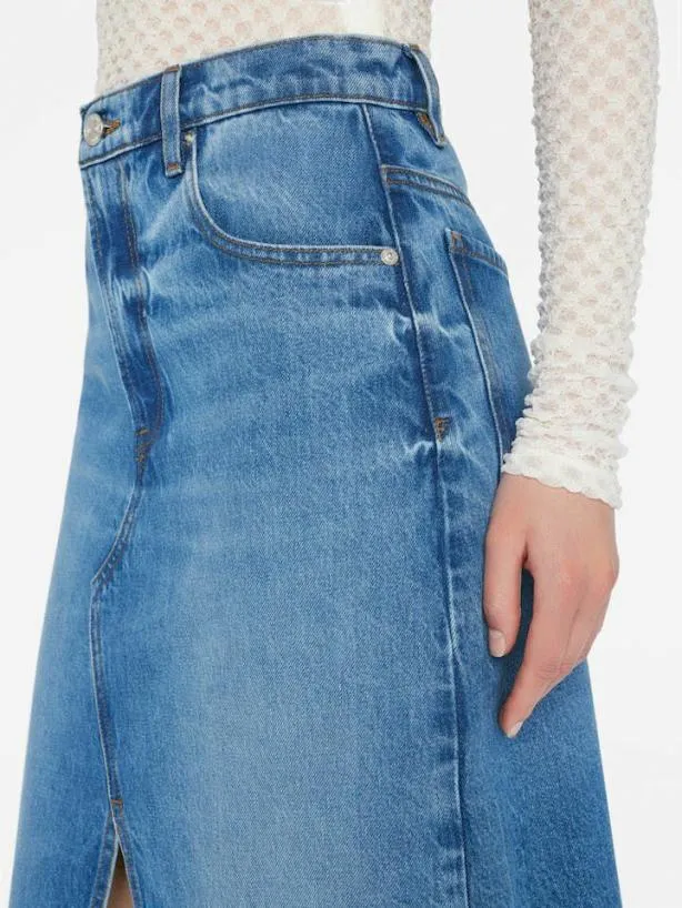 Frame The Midaxi Skirt In Del Amo Del Amo Women Skirts and Shorts