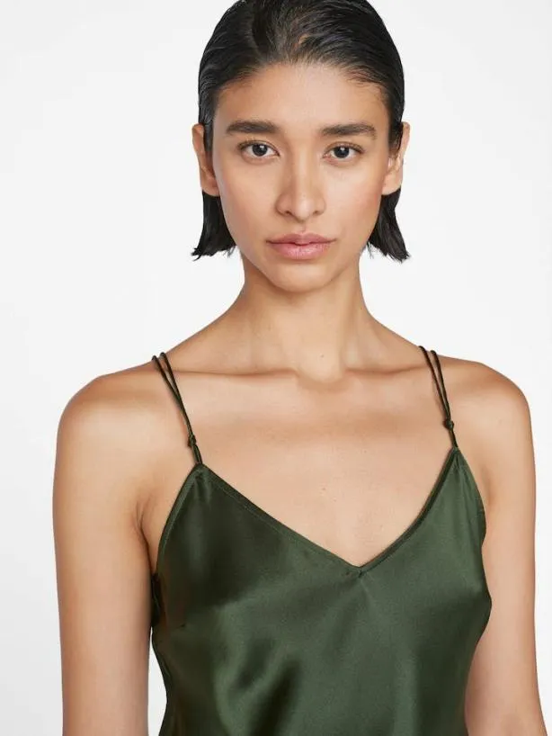 Frame VNeck Cami Top In Surplus Surplus Women Tops and Blouses Frame VNeck Cami Top In Surplus Surplus Women Tops and Blouses