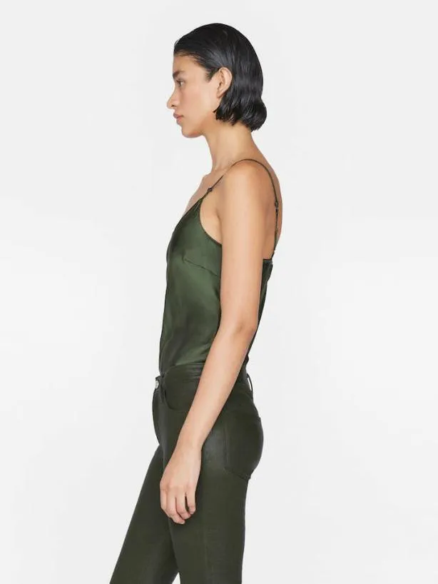Frame VNeck Cami Top In Surplus Surplus Women Tops and Blouses Frame VNeck Cami Top In Surplus Surplus Women Tops and Blouses