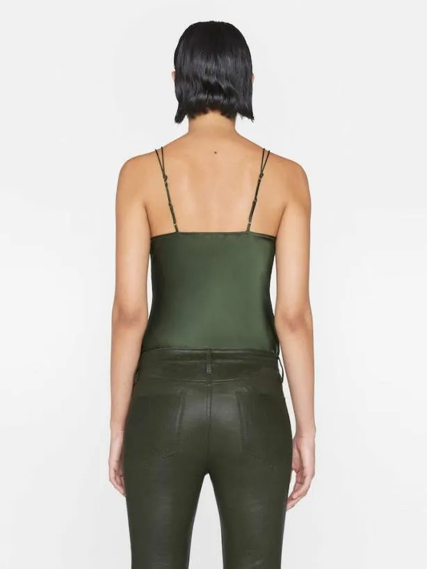 Frame VNeck Cami Top In Surplus Surplus Women Tops and Blouses Frame VNeck Cami Top In Surplus Surplus Women Tops and Blouses