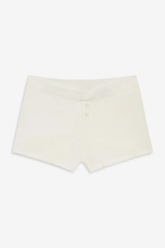 Frankies Bikinis Bridget Booty Shorts White Women Matching Sets