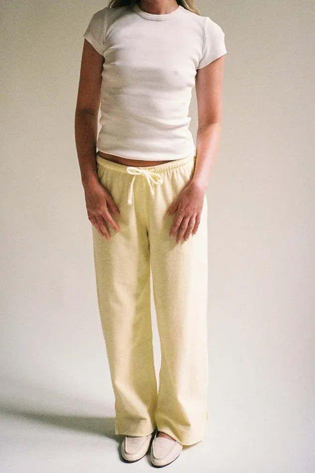 Frankies Bikinis X DJERF AVENUE Terry Ankle Pants Baby Sun Women Bottoms