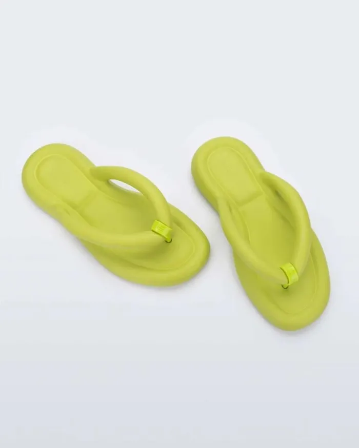 Free Flip Flop Lime Green Women Melissa Flip Flops