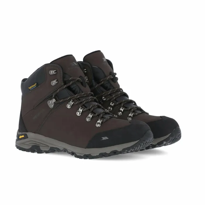 Gerrard Waterproof Vibram Walking Boots Pinecone Men Trespass Walking Boots