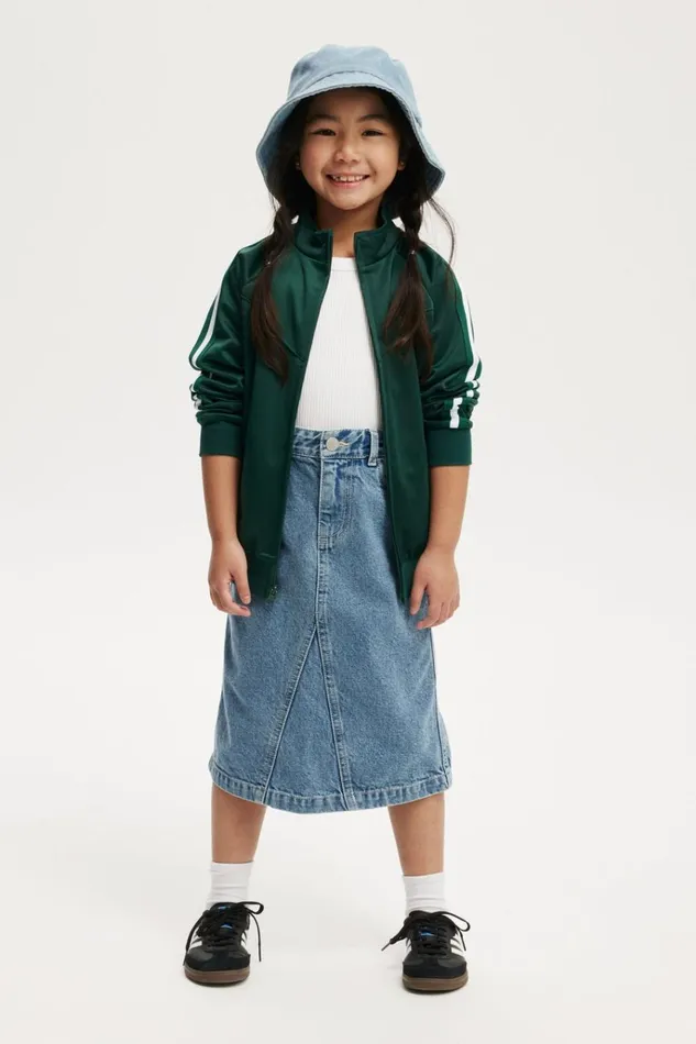 GirlsBoys Jackets and Sweaters Cotton On Beckett Zip Thru Sport Jacket Pine Tree Green GirlsBoys Jackets and Sweaters Cotton On Beckett Zip Thru Sport Jacket Pine Tree Green