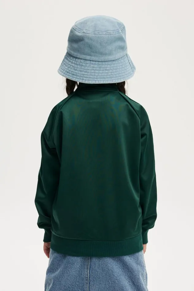 GirlsBoys Jackets and Sweaters Cotton On Beckett Zip Thru Sport Jacket Pine Tree Green GirlsBoys Jackets and Sweaters Cotton On Beckett Zip Thru Sport Jacket Pine Tree Green