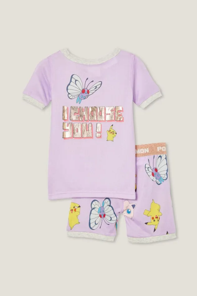 GirlsBoys Sleepwear Cotton On Harlow Super Soft Short Sleeve Pyjama Set License Lcn Pok Pale Violetpokemon Charizard GirlsBoys Sleepwear Cotton On Harlow Super Soft Short Sleeve Pyjama Set License Lcn Pok Pale Violetpokemon Charizard