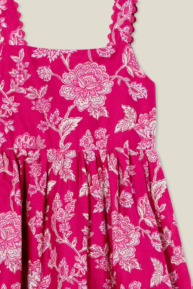 Girls Dresses Cotton On Melody Sleeveless Dress Festival Fuchsiafrida Folk Floral Girls Dresses Cotton On Melody Sleeveless Dress Festival Fuchsiafrida Folk Floral
