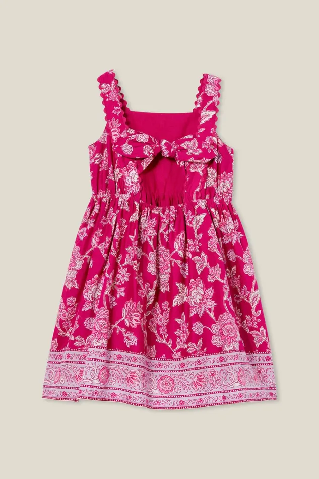 Girls Dresses Cotton On Melody Sleeveless Dress Festival Fuchsiafrida Folk Floral Girls Dresses Cotton On Melody Sleeveless Dress Festival Fuchsiafrida Folk Floral