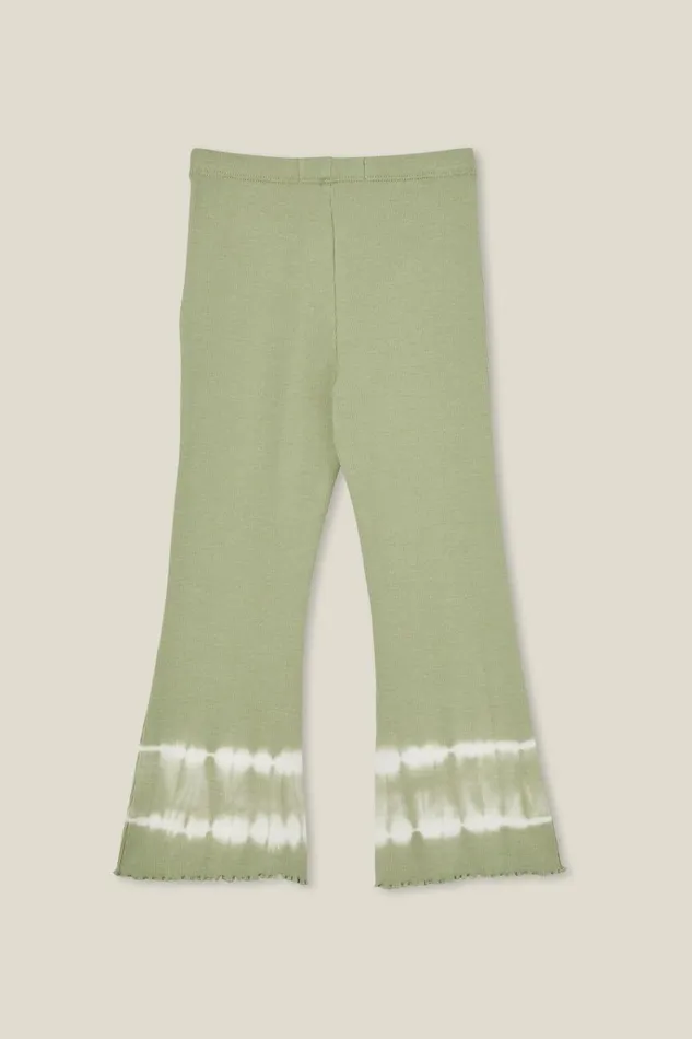Girls Leggings Pants and Jeans Cotton On Francine Flare Pant Deep Sagetie Dye Girls Leggings Pants and Jeans Cotton On Francine Flare Pant Deep Sagetie Dye