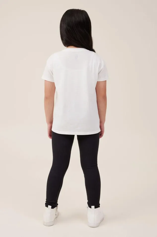 Girls Sweatshirts and Sweatpants Cotton On Maya Fleece Legging Black Rib Girls Sweatshirts and Sweatpants Cotton On Maya Fleece Legging Black Rib