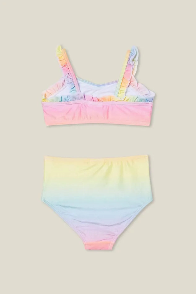 Girls Swimwear Cotton On Jasmina Bikini Rainbow Sugar Gradient Girls Swimwear Cotton On Jasmina Bikini Rainbow Sugar Gradient