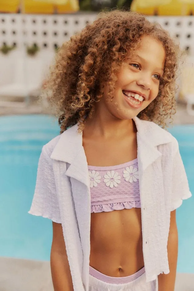 Girls Tops and TShirts Cotton On Amelie Short Sleeve Shirt White