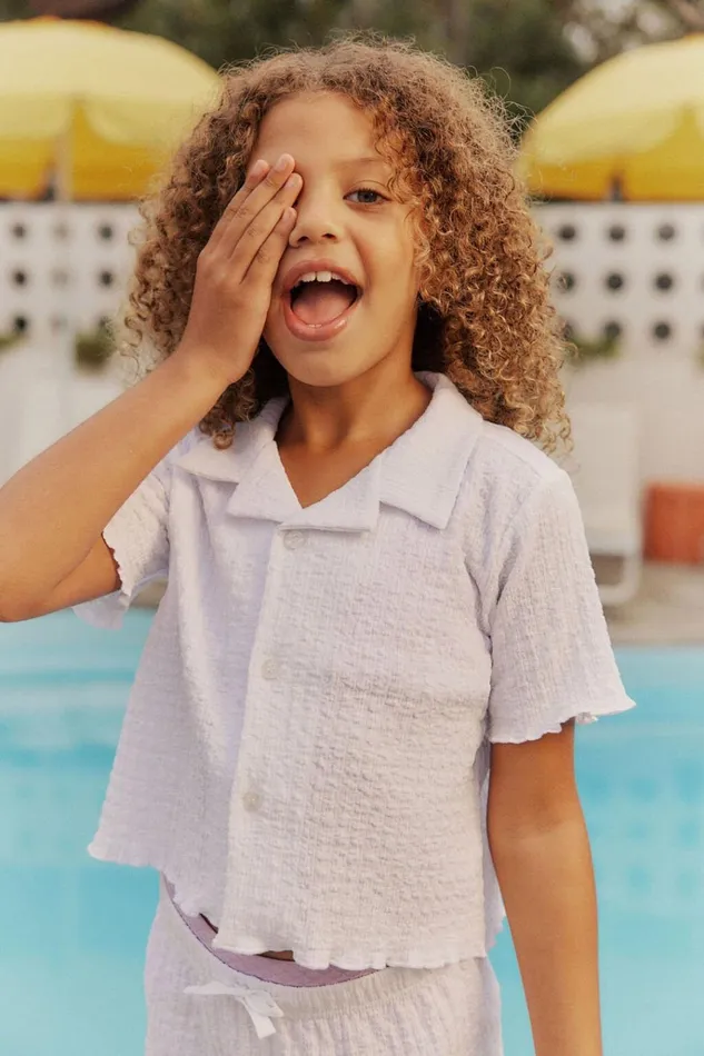 Girls Tops and TShirts Cotton On Amelie Short Sleeve Shirt White Girls Tops and TShirts Cotton On Amelie Short Sleeve Shirt White