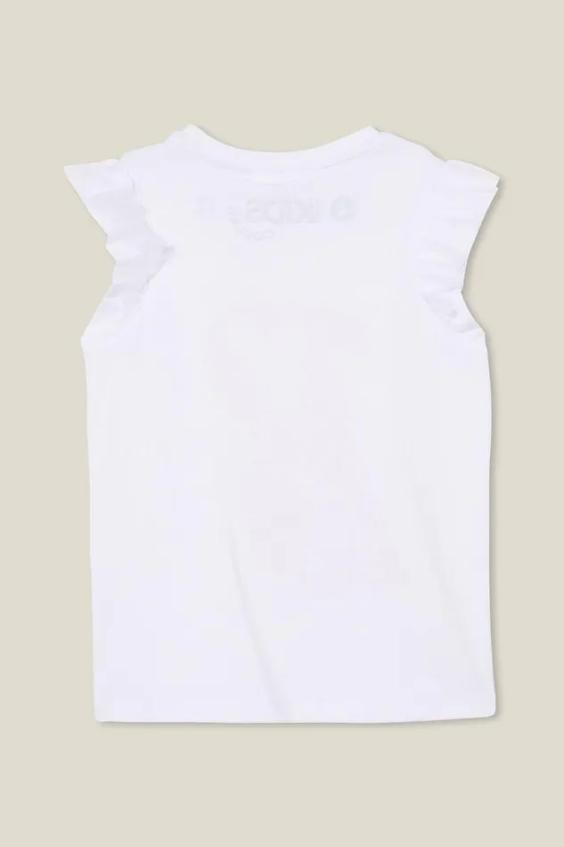 Girls Tops and TShirts Cotton On License Party Short Sleeve Tee Lcn Mat Barbie Bwhite Girls Tops and TShirts Cotton On License Party Short Sleeve Tee Lcn Mat Barbie Bwhite