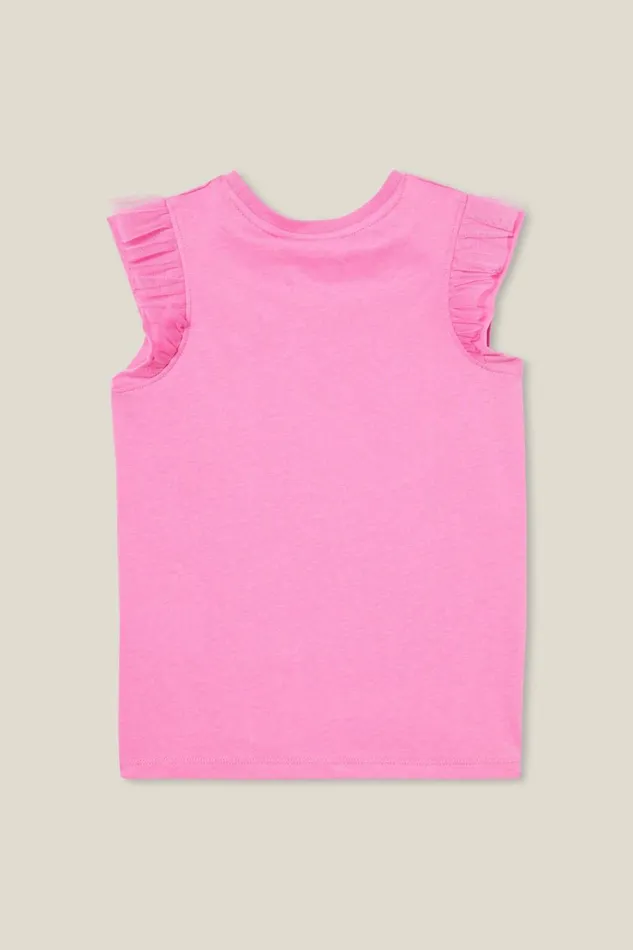 Girls Tops and TShirts Cotton On License Party Short Sleeve Tee Lcn Mat Barbie Duopink Gerbera Girls Tops and TShirts Cotton On License Party Short Sleeve Tee Lcn Mat Barbie Duopink Gerbera
