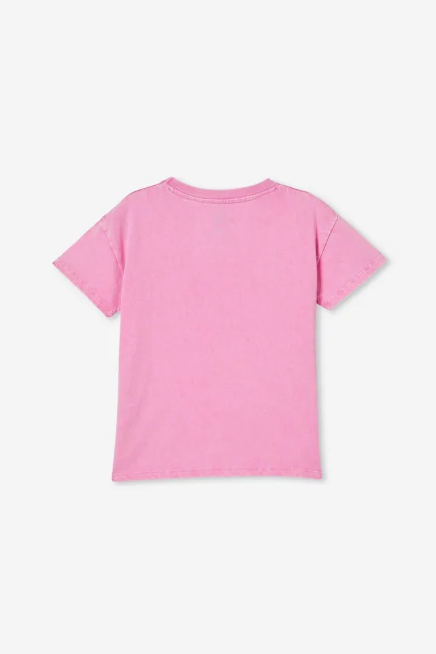 Girls Tops and TShirts Cotton On Poppy Short Sleeve Print Tee Pink Gerberasnow Wash Girls Tops and TShirts Cotton On Poppy Short Sleeve Print Tee Pink Gerberasnow Wash