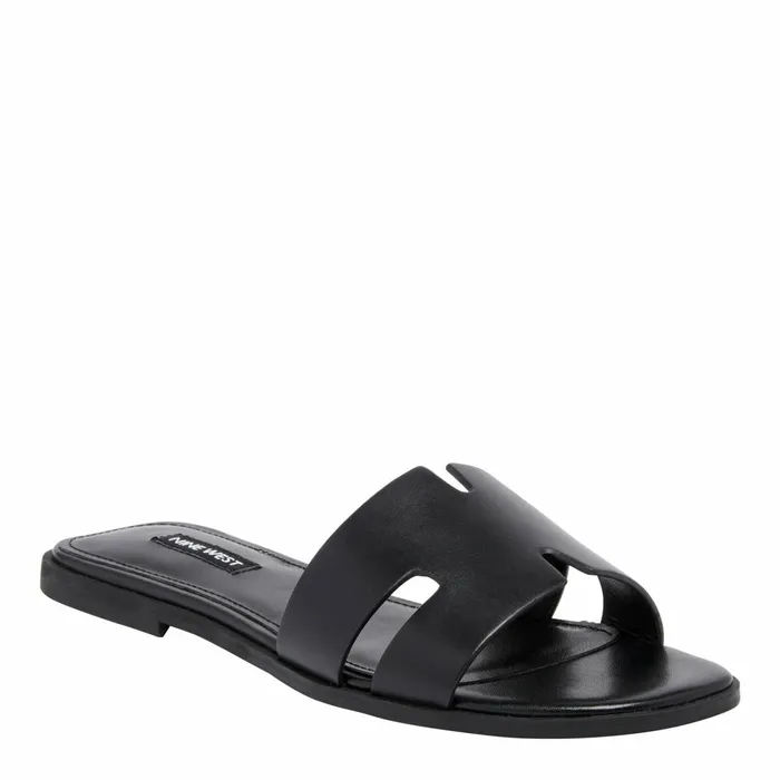 GISELLE Black Women Nine West Flats