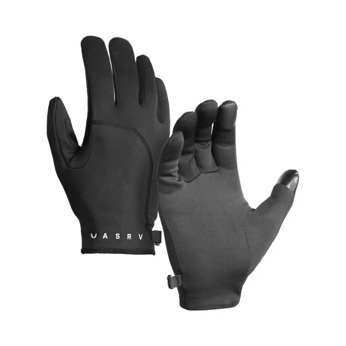 Gloves and Sleeves Men ASRV Aeroheat Lightweight Gloves Blackwhite