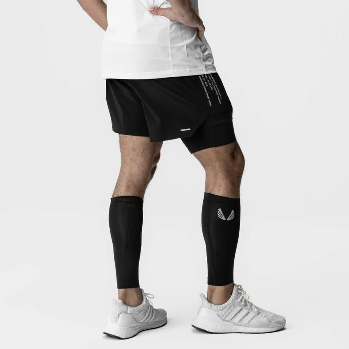 Gloves and Sleeves Men ASRV BodyMapped Calf Sleeve Black