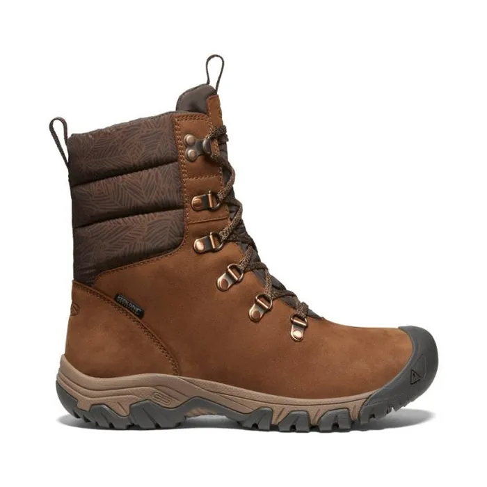 Greta Boot Waterproof Brown Leather Performance Boot Women KEEN Boots