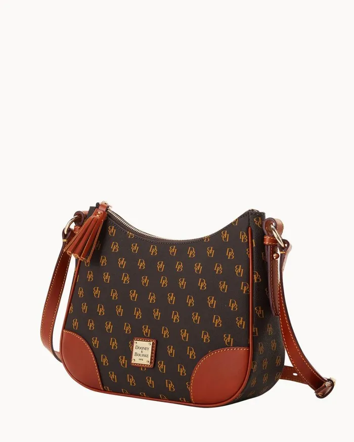 Gretta Crossbody Hobo Brown Tmoro Women Dooney and Bourke Shoulder Bags Gretta Crossbody Hobo Brown Tmoro Women Dooney and Bourke Shoulder Bags
