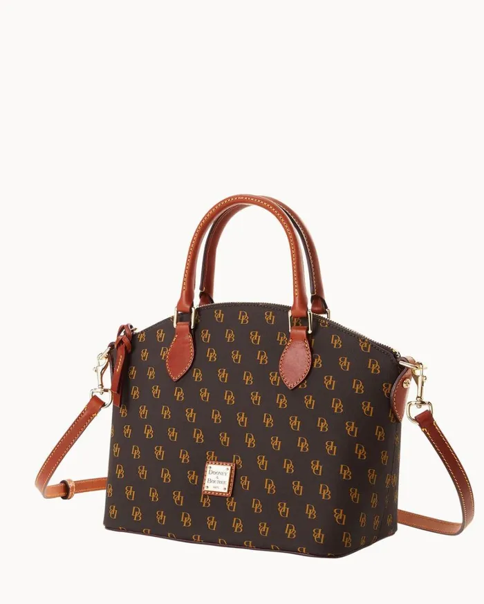 Gretta Geena Satchel Brown Tmoro Women Dooney and Bourke Satchels Gretta Geena Satchel Brown Tmoro Women Dooney and Bourke Satchels