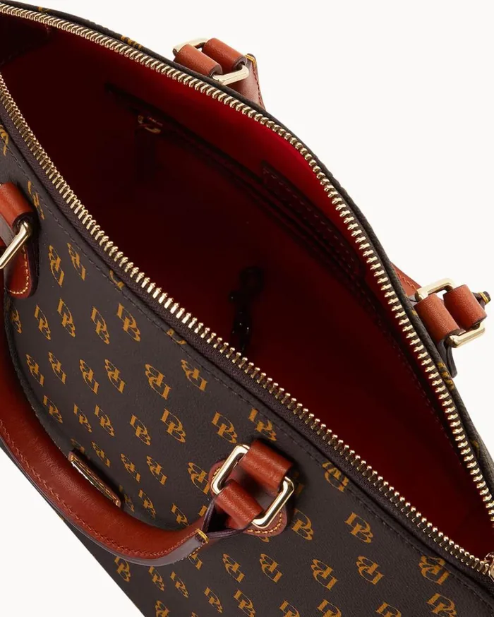 Gretta Geena Satchel Brown Tmoro Women Dooney and Bourke Satchels Gretta Geena Satchel Brown Tmoro Women Dooney and Bourke Satchels