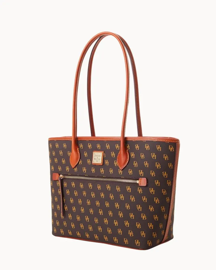 Gretta Tote Brown Tmoro Women Dooney and Bourke Totes Gretta Tote Brown Tmoro Women Dooney and Bourke Totes