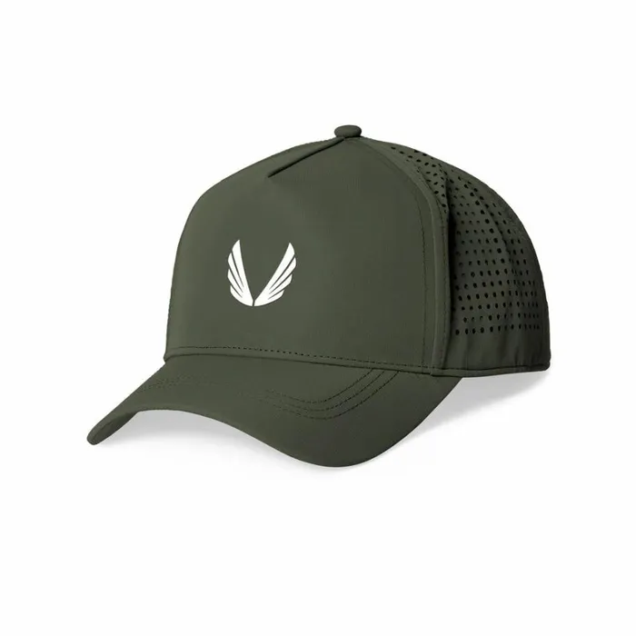 Hats and Headwear Men ASRV Performance AFrame Hat Olivewhite 034wings034