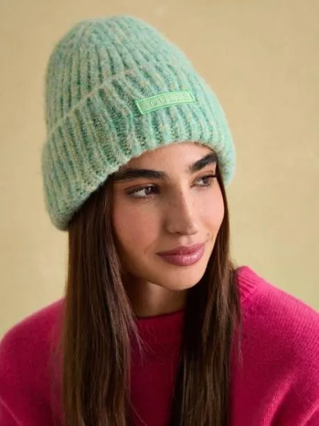 Hats Women Joules Mint Green Beanie Hat