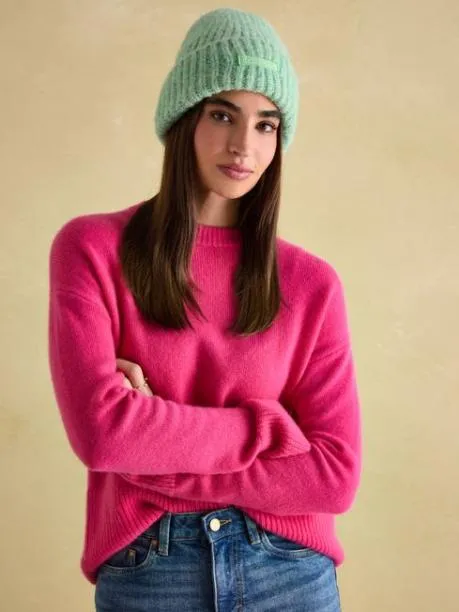 Hats Women Joules Mint Green Beanie Hat