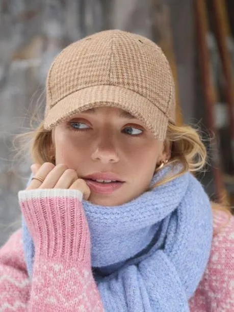 Hats Women Joules Neutral Check Cap