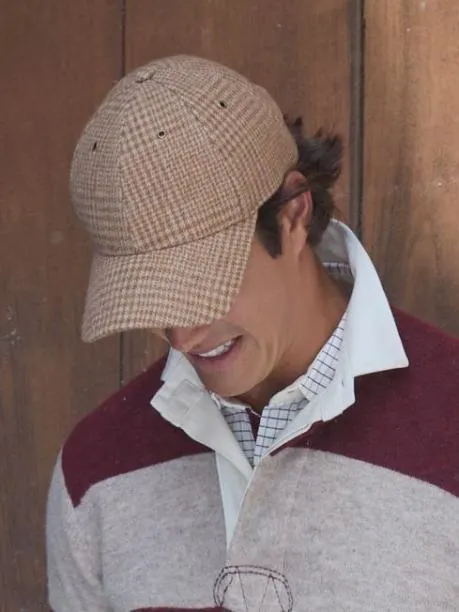 Hats Women Joules Neutral Check Cap