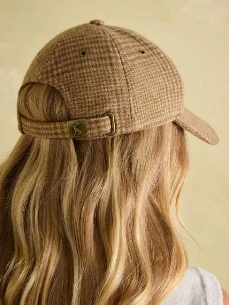 Hats Women Joules Neutral Check Cap