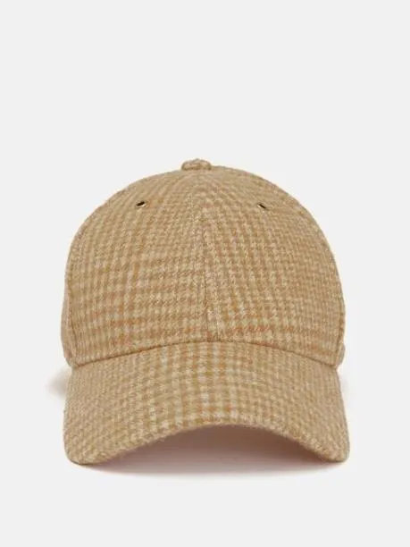 Hats Women Joules Neutral Check Cap