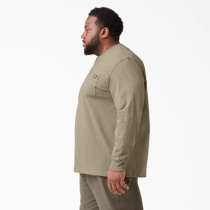 Heavyweight Long Sleeve Henley TShirt Desert Sand Desert Sand ds Men Dickies Long Sleeve Work Shirts Heavyweight Long Sleeve Henley TShirt Desert Sand Desert Sand ds Men Dickies Long Sleeve Work Shirts