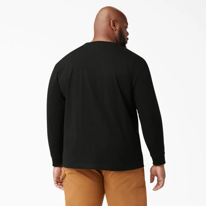 Heavyweight Long Sleeve Pocket TShirt Black Black bk Men Dickies Work Shirts Heavyweight Long Sleeve Pocket TShirt Black Black bk Men Dickies Work Shirts