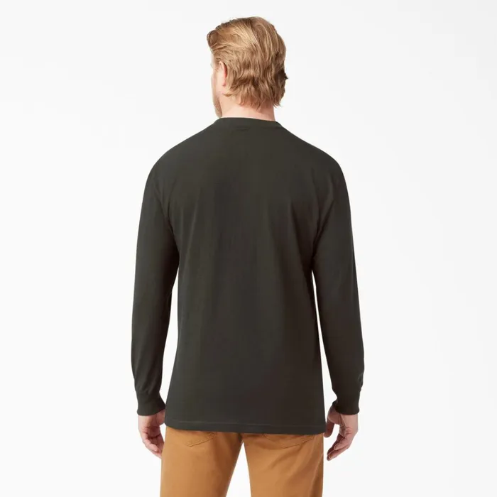 Heavyweight Long Sleeve Pocket TShirt Chocolate Brown Chocolate Brown cb Men Dickies Work Shirts Heavyweight Long Sleeve Pocket TShirt Chocolate Brown Chocolate Brown cb Men Dickies Work Shirts