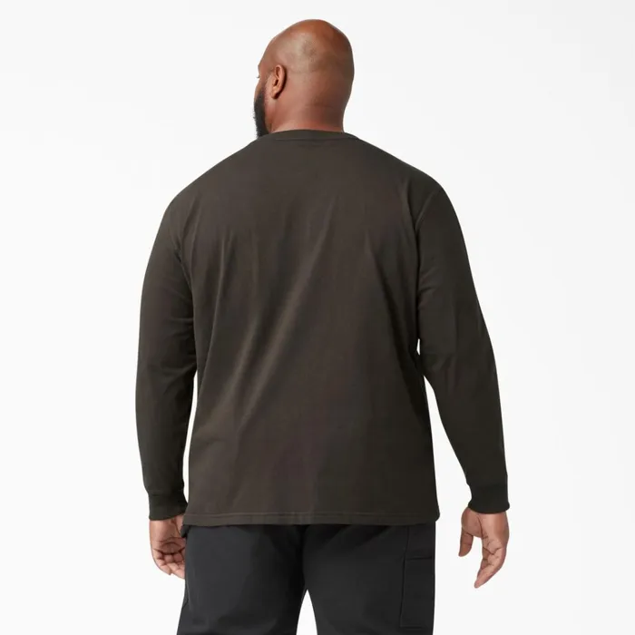 Heavyweight Long Sleeve Pocket TShirt Chocolate Brown Chocolate Brown cb Men Dickies Work Shirts Heavyweight Long Sleeve Pocket TShirt Chocolate Brown Chocolate Brown cb Men Dickies Work Shirts
